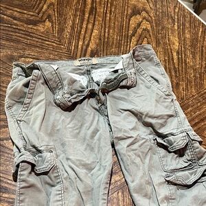 Wrangler Charcoal Cargo Trousers